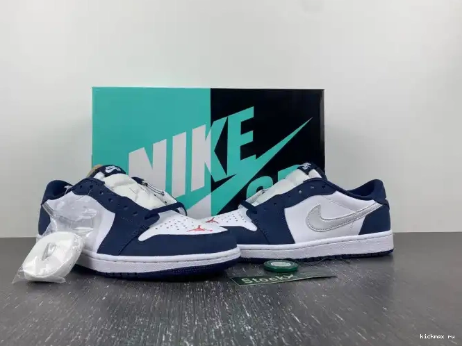 Cheap Kickmax SB Low Navy Jordan Midnight 1 CJ7891-400 0413